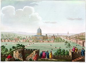 Meczet Omara, ryty G. Castellini, ok. 1820 (kolorowy grawerunek)